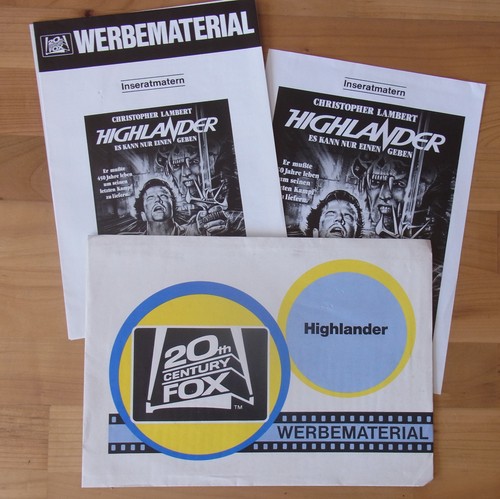 Highlander werberatschlag - highlander,