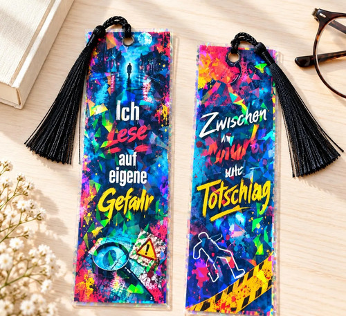 Lesezeichen true crime - lesezeichen,