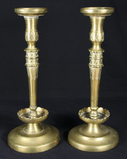 Paar Messing Kerzenleuchter um