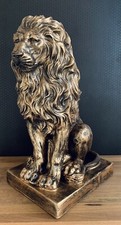 Figur Löwe 55 cm Gartenfigur Skulptur Dekofigur Figur Lion Deko Polystein Statue