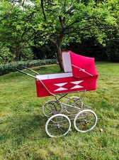 Puppenwagen 70er Jahre Vintage Retro Nostalgie rot