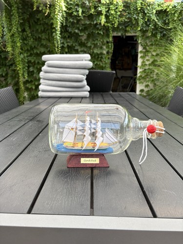 Flaschenschiff gorch fock - gorch, neu