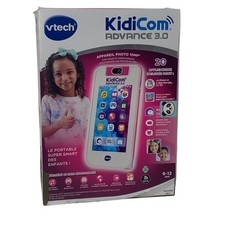 VTech KidiCom Advance 3.0 Pink – Kinderhandy Lernhandy mit Internet Französisch 