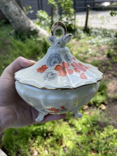 Vintage bonboniere mit deckel - bonboniere,