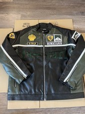 Ferrari Marlboro Jacke (Größe S) Racing Vintage Leder Look grüne Edition