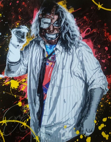Mick foley autogramm - autogramm, /