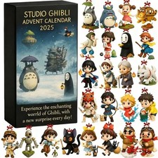 24x Studio Ghibli Adventskalender Mein Nachbar Totoro Figur Sammeln Spielzeug