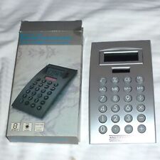 Taschen Rechner Designer Dual Power ca.17 x 9,5 cm Display verstellbar silber