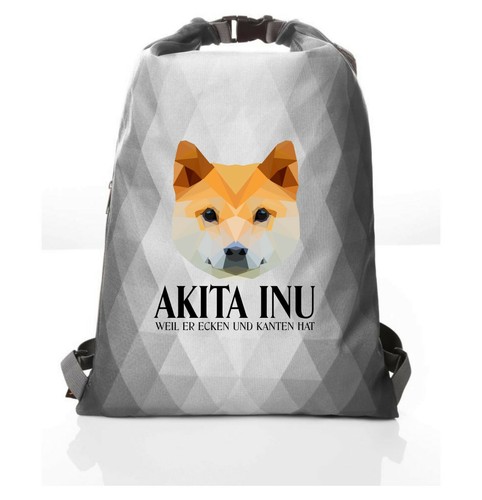 Polygon beutel akita inu - beutel,