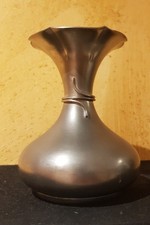 Zierliche Zinnvase jugendstil
