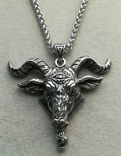 Baphomet anhänger mit - baphomet,