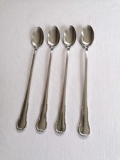 WMF 3200 Barock Cromargan 4x Eislöffel 21,8 cm Latte Macchiato 