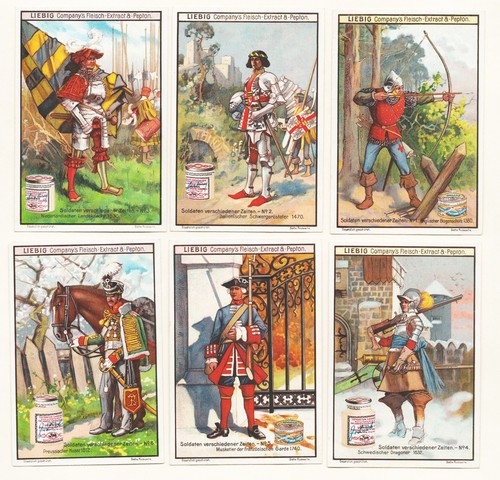 Liebig sammelbilder soldaten - liebig,