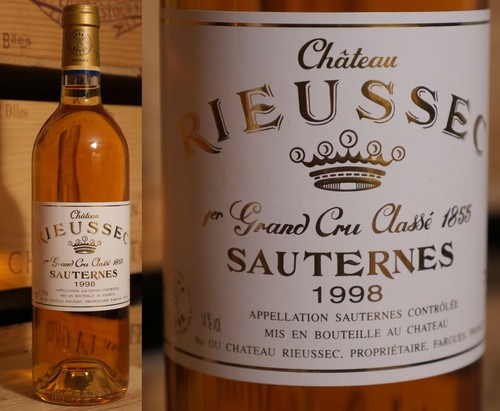 1998er chateau rieussec - 1998er,