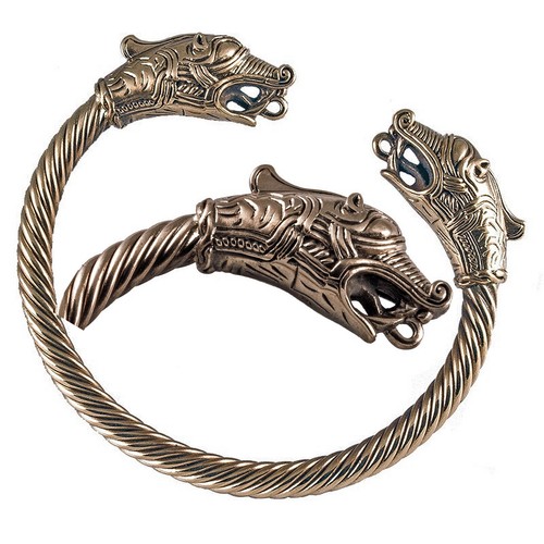 Bronze wikinger armreif - bronze,