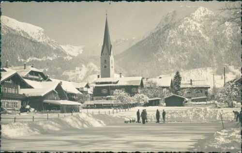 Ansichtskarte oberstdorf 1953 - ansichtskarte,