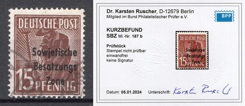 Sbz 187b gestempelt - mi,