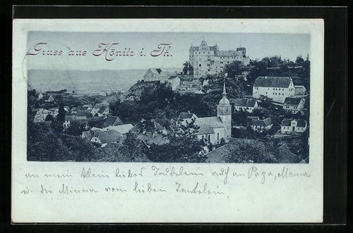 Könitz ansichtskarte - könitz, th.,