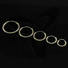 gelb GOLD CREOLEN OHRHÄNGER