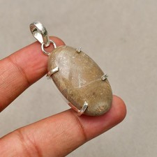Fossil Coral  Gemstone 925