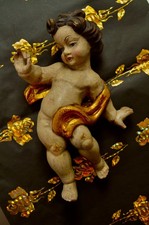handgeschnitzter Putto Engel