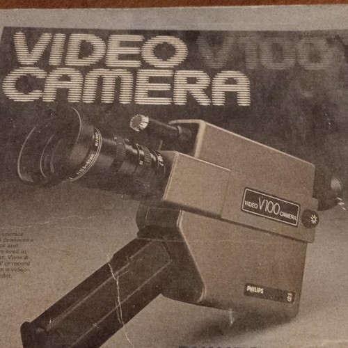 Philips video v100 videokamera - video,