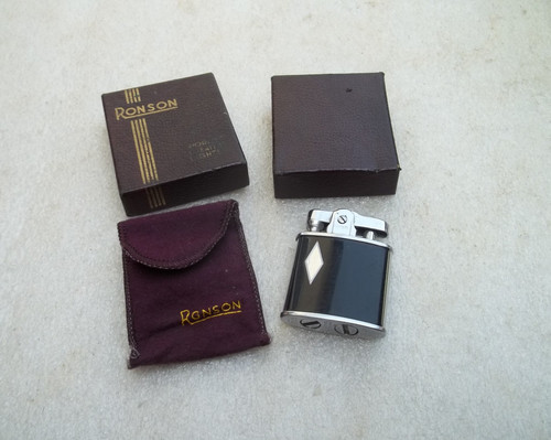 Vintage box ronson feuerzeug - box,