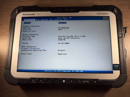 Panasonic toughbook mk3 - toughbook, fz-g2