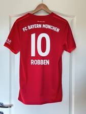 FC Bayern München Heim Trikot 2019-2020 Robben 10 Gr.M Allianz Arena