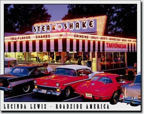 Schild usa american diner - usa, x