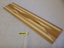 Mahagoni Nussbaum Esche Ahorn Holz Intarsien Leimholz massiv 69,2x14,2x0,7cm