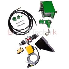 Kellfri Hydraulische 1,4 t Seilwinde für Rückewagen inkl. Funksteuerung Kranwind