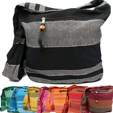 Tasche Schultertasche Baumwolle Umhängetasche Stofftasche Bunt Hippie Goa Beutel