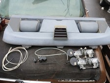 Kopfstützen hinten Leder grau