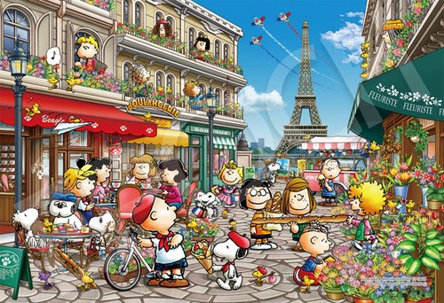 Peanuts snoopy paris super - peanuts,