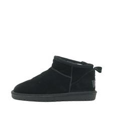 UGG Damen Classic Mini Stiefel Schwarz Wildleder Wärmendes Innenfutter EU 36
