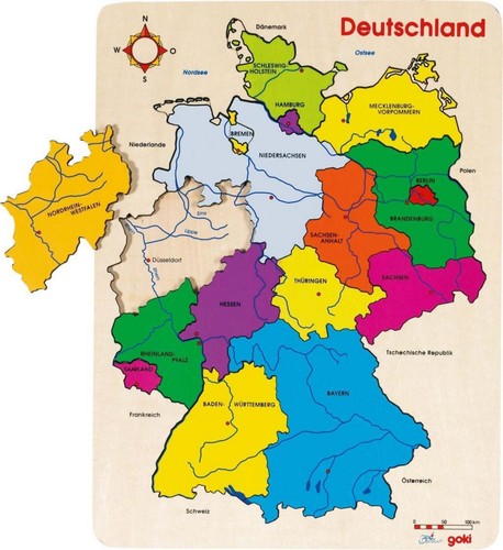 Goki einlegepuzzle deutschland - goki,