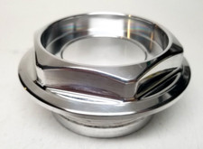 Polished Billet Aluminum Hex