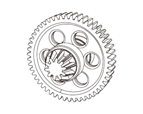 Mjx hauptgetriebe zahnrad - rc,