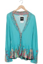 IVKO Strickjacke Damen Cardigan Jacke Gr. EU 38 Blau #38gfk6m