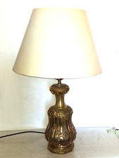 alte Tischlampe, Messingguss