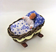 WIEGE mit BABY 1:12 ✿ von