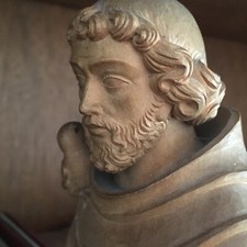 Franziskus Statue Holz