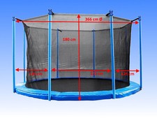 Sicherheitsnetz Trampolin 366