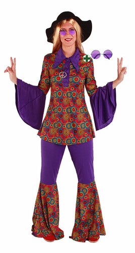 60er jahre damenkostüm hippie - 60er,