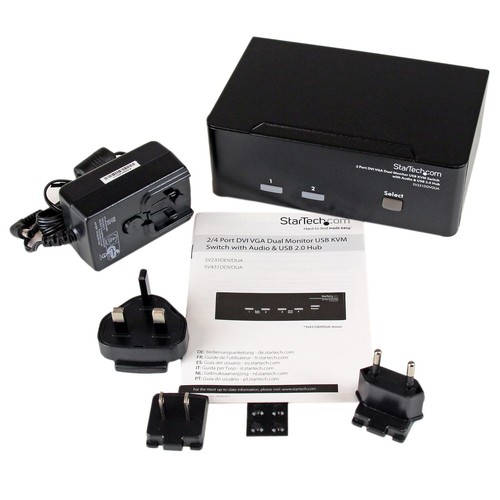 Startech sv231ddvdua port - startech, 2-port