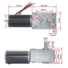 DC12V Schneckengetriebemotor