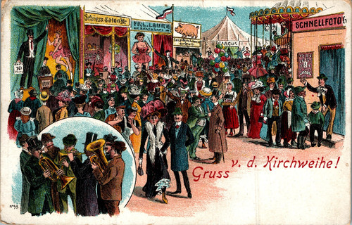 Litho gruss aus - gruss,