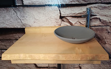 XL Ahorn Waschtisch Massivholz