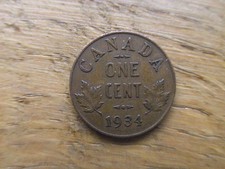 1 One Cent Kanada Canada 1934